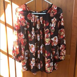 Madewell floral top